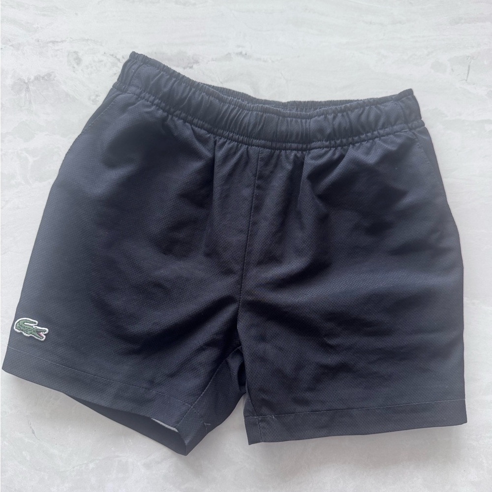Lacoste Black Athletic Shorts (Size 4)